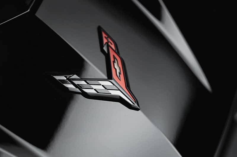 Hood emblem – 2022 Chevrolet Corvette