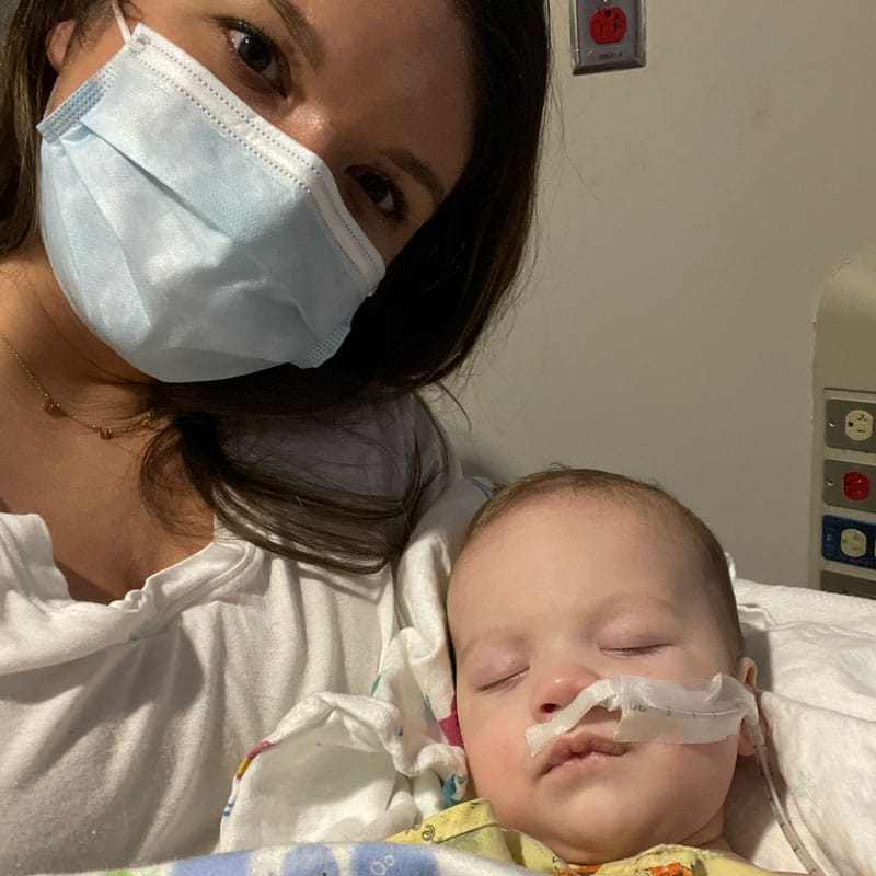 Pediatric cancer survivor | Duke with mother, Hanna