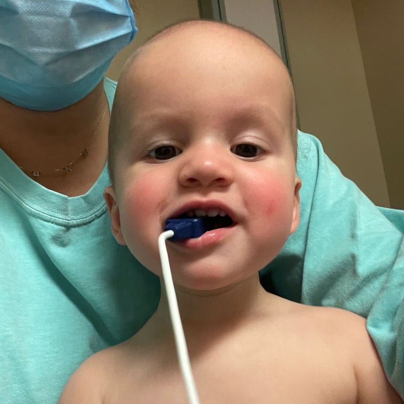 Pediatric cancer survivor | Duke undergoing treatment